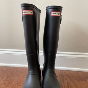 Hunter Original Tall Matte Black Boots